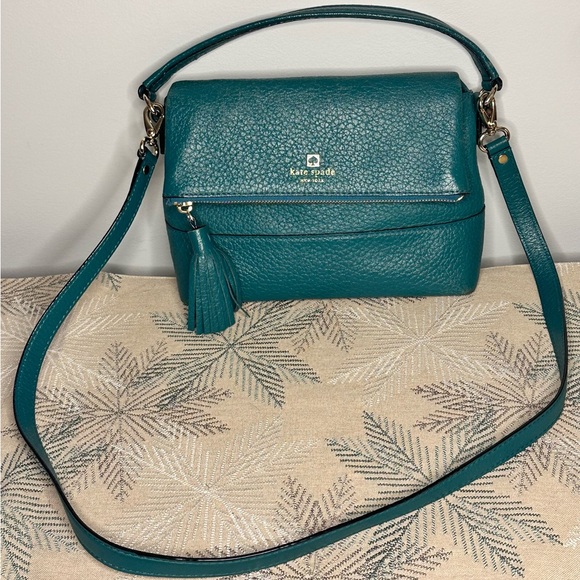 kate spade Handbags - KATE SPADE NEW YORK SOUTHPORT AVE  CARMEN GREEN HAND BAG CROSSBODY